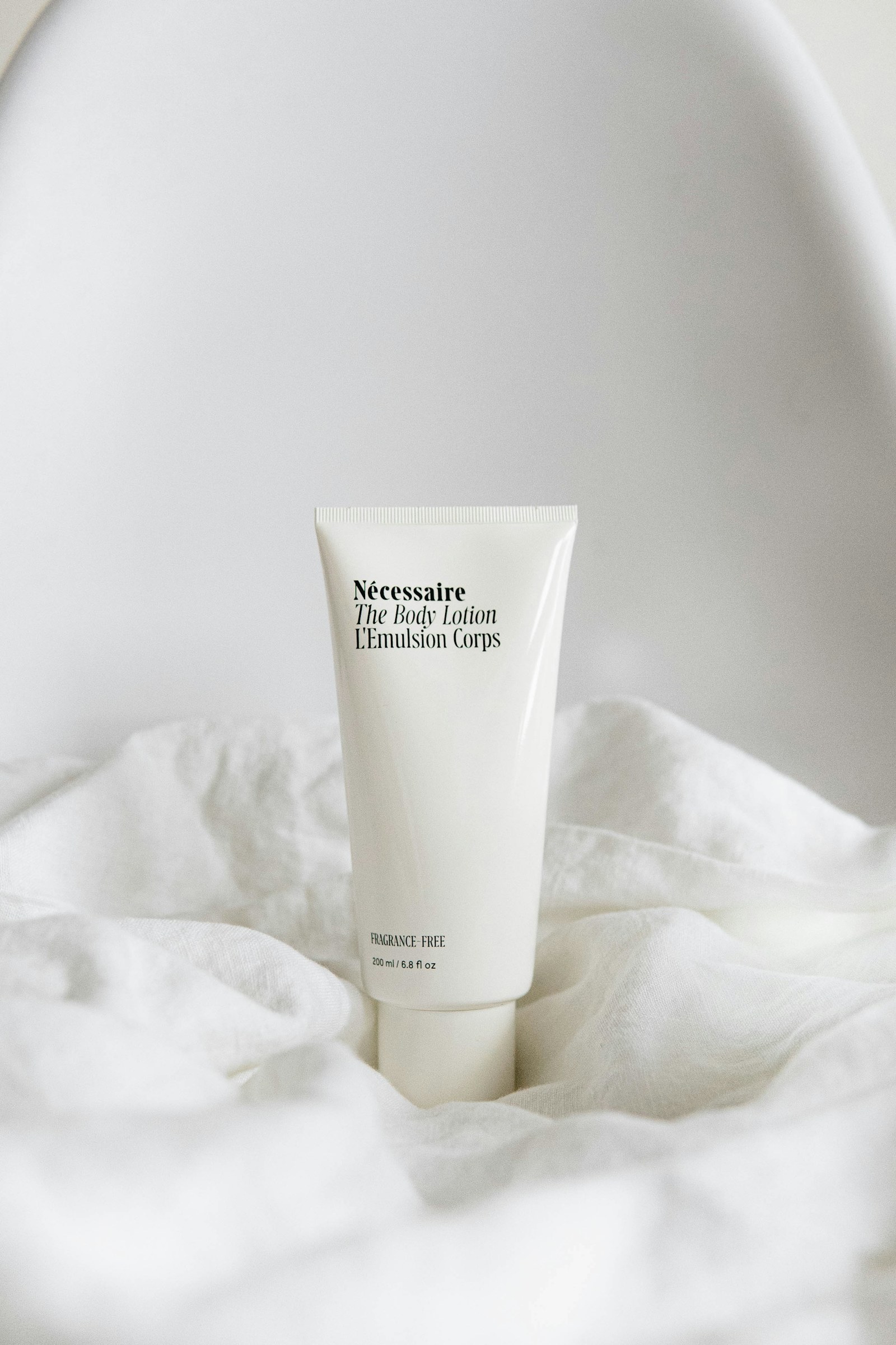 Skincare packaging in a minimal setting